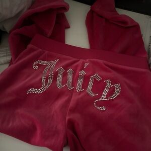 Juicy Couture Fuchsia Velour Shorts